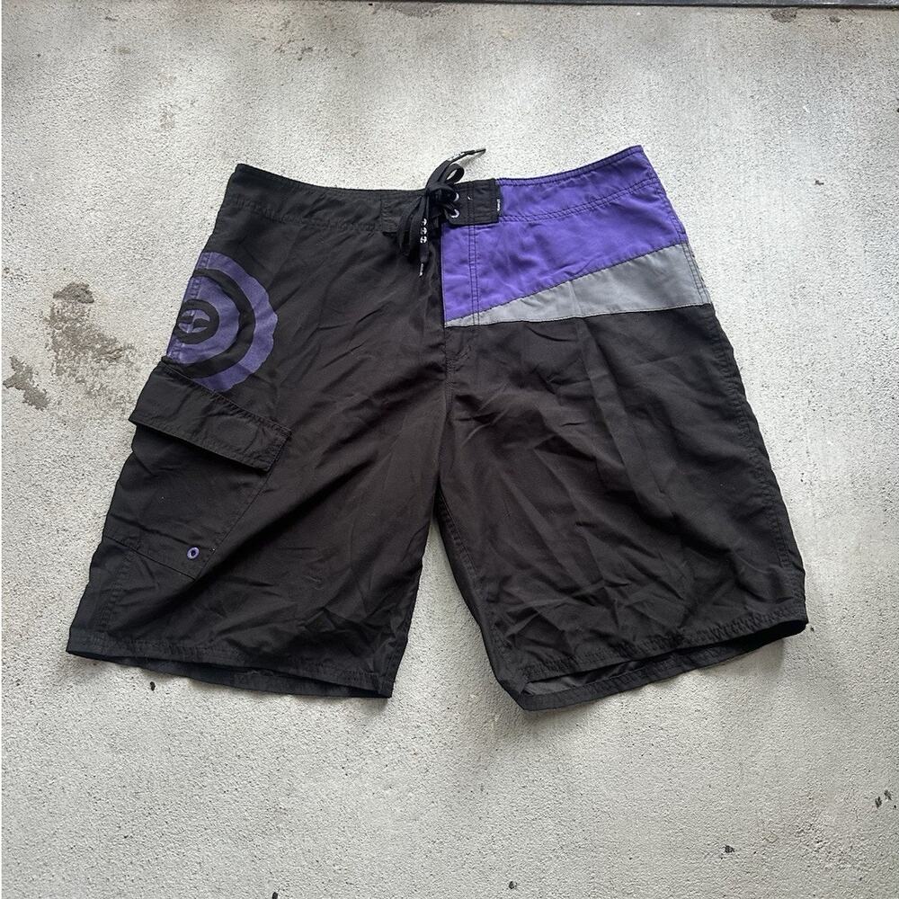Y2K Split Surf Skate Swim Trunks Men’s 38